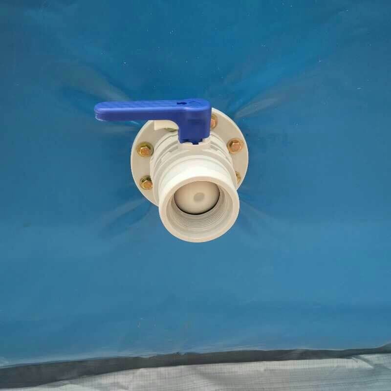 3000L Capacity Collapsible Onion Shape Plastic Water Storage Tank For Fire Rescue