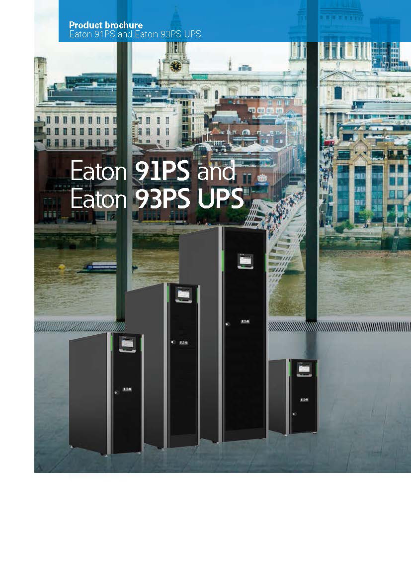 160kVA 3-Phase 10kVA Eaton 93PS Series UPS Power Supply System for Telecommunications