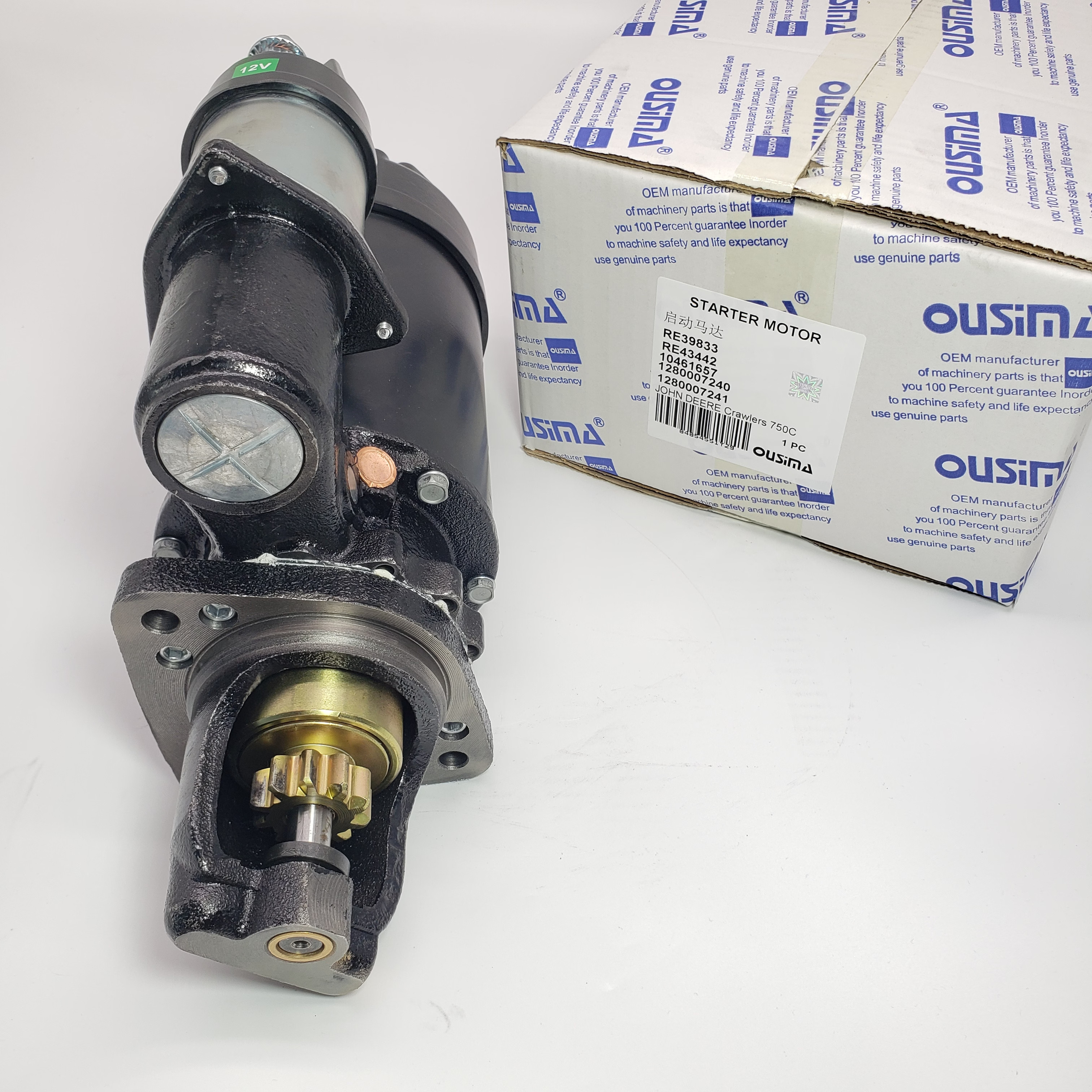 Machine Parts Starter Motor RE39833 RE43442 10461657 1280007240 1280007241