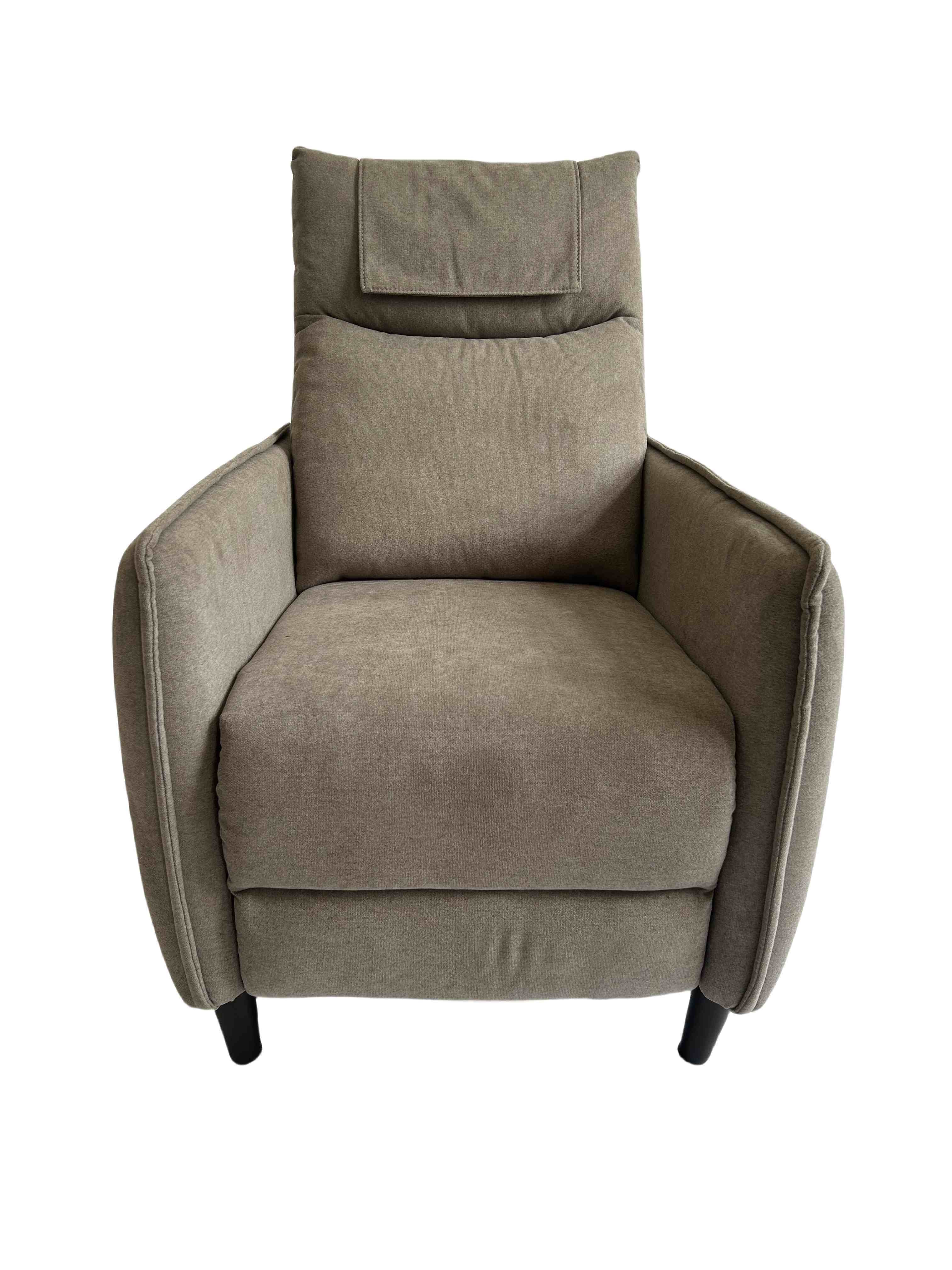 Single Push Back Recliner Chairs Great Comfortable fabric Living Room Sofa Style Modular With Cheapest Price