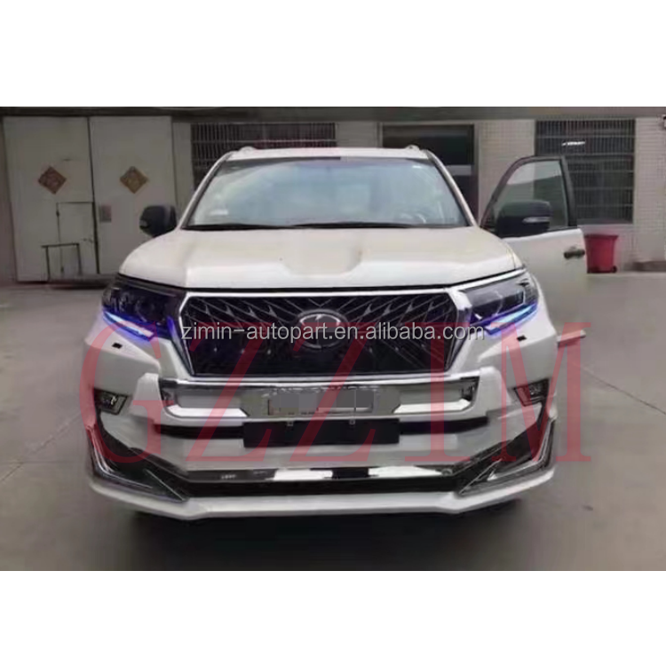 FJ150 Plastic Body Kit For Prado FJ150 2018 Conversion Kit Front Rear Body Kit Black White