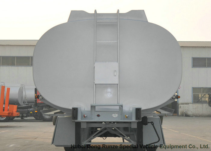 2 Axles Stainless Stee Water Tank Semi Trailer For Health Water Transport 30T- 35Ton