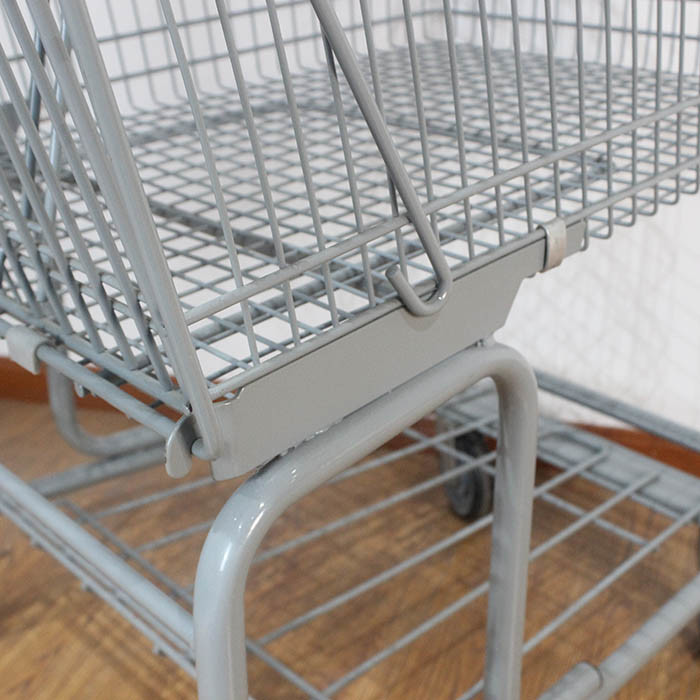 American Style Shopping Trolley 175L Customizable Large Supermarket Grocery Store Foldable Child Seat