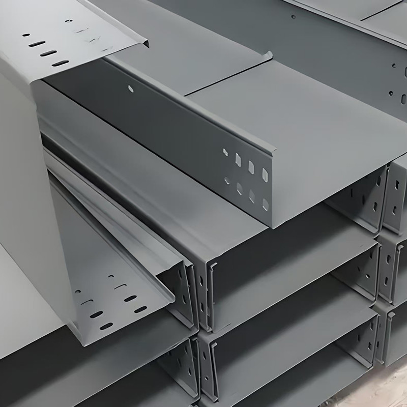 Wall Mount Enclosed Cable Tray Industrial 3m For Electrical Installation