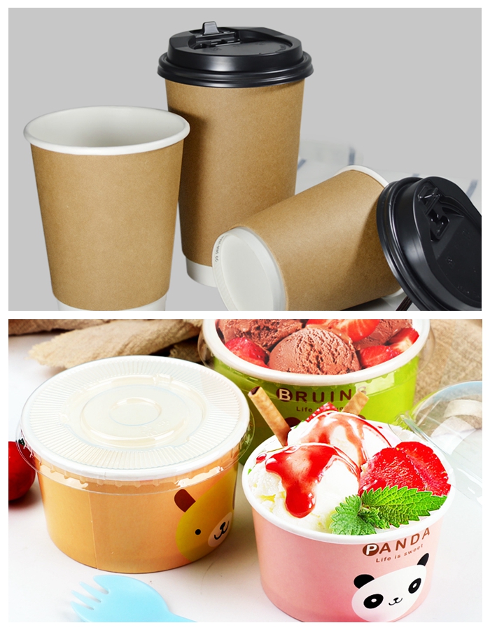 Single Side / Double Side Matt Poly Coated 150g To 330g White Cup Stock Paper
