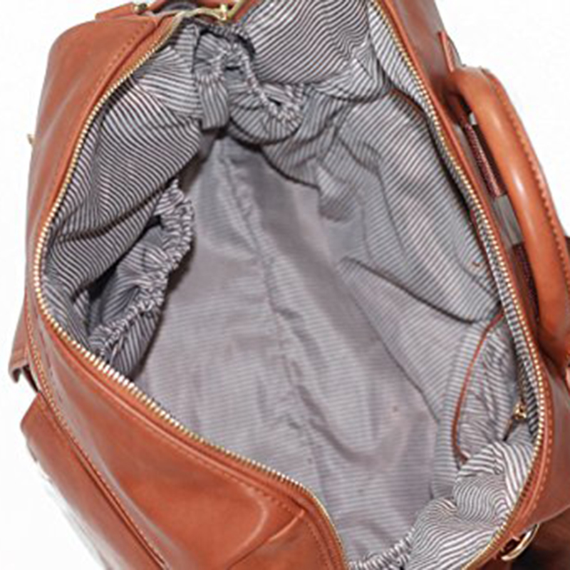 New Arrival Amazing design high quality Leather diaper bags
