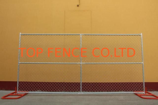8'x12' tubing 1⅜"(35mm) x 16ga thickness chain link us standard temporary fencing 13ga/2.3m diameter