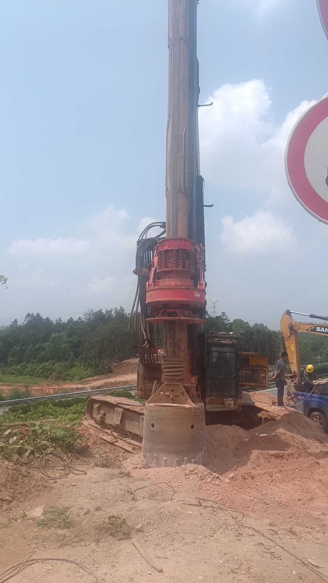 China Top Brand Good Original Condition Pile Machine Sy 2019 Sr285r Rotary Drill Rig Foundation Equipment