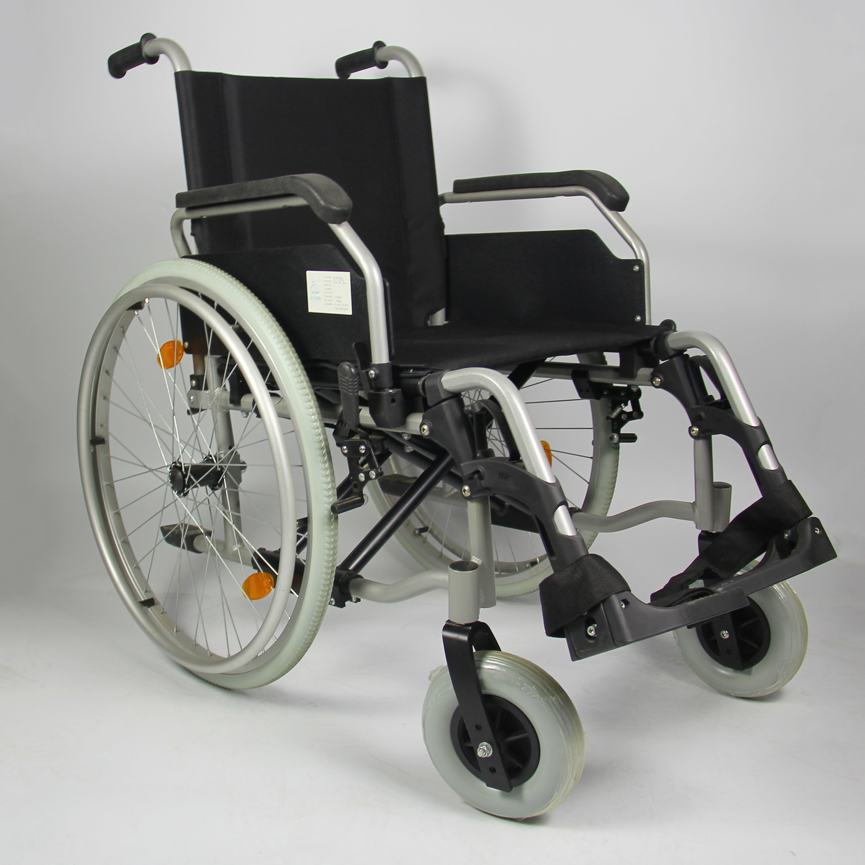 Lightweight Aluminum Manual Wheelchair Detachable Front Wheel