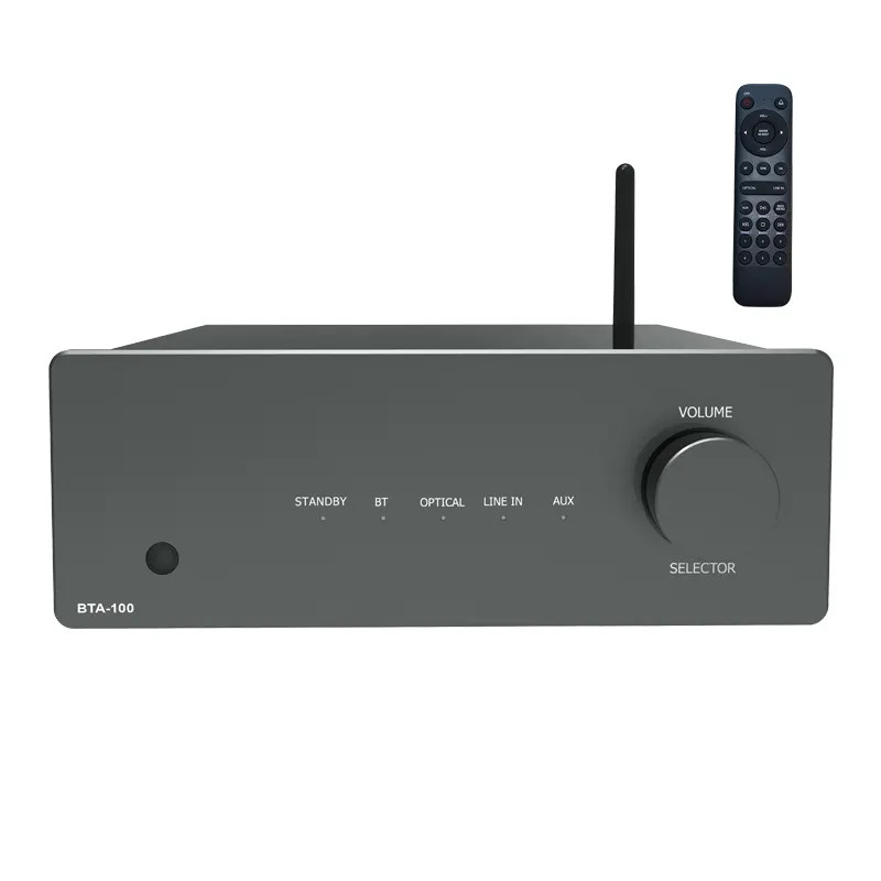 100W RMS HiFi Audio Power Amplifier Class D Audio Amp Desktop Compact 2 Channel Stereo Amplifier