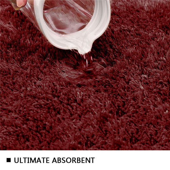 Anti Slip Microfiber Chenille Bath Mat