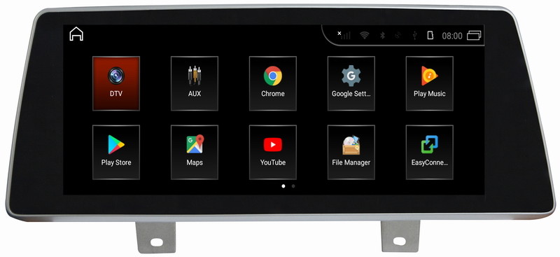 Ouchuangbo car mp3 player for 5er M5G30 G31 G38 F90 6er G32 EVO support BT MP3 mirror link android 8.0 OS 4+32