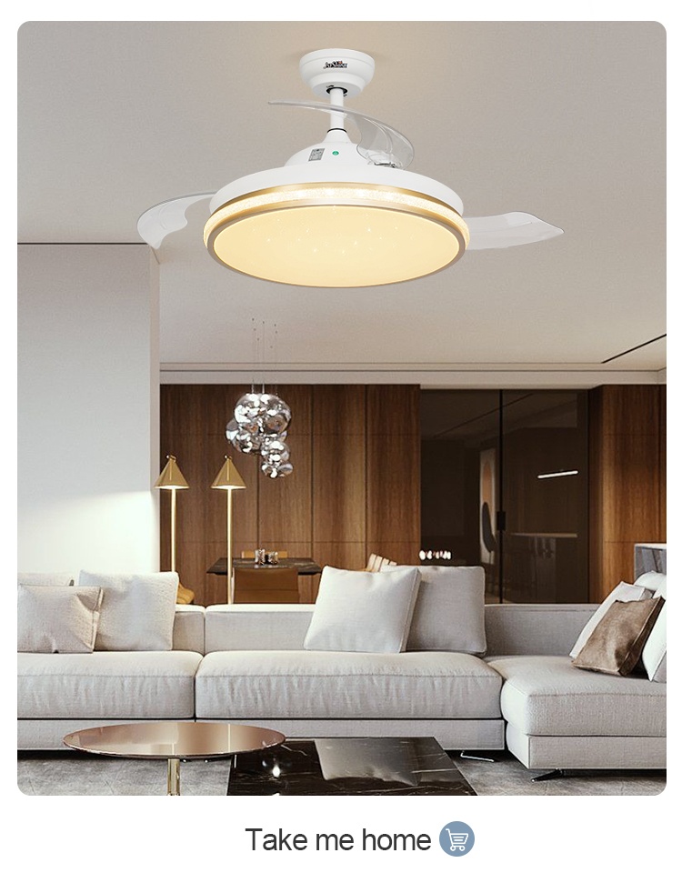 retractable ceiling fan