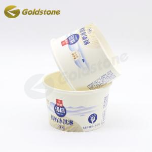 China Food Grade Paper Ice Cream Bowls 8 Oz Ice Cream Containers Various Paper Weights on sale