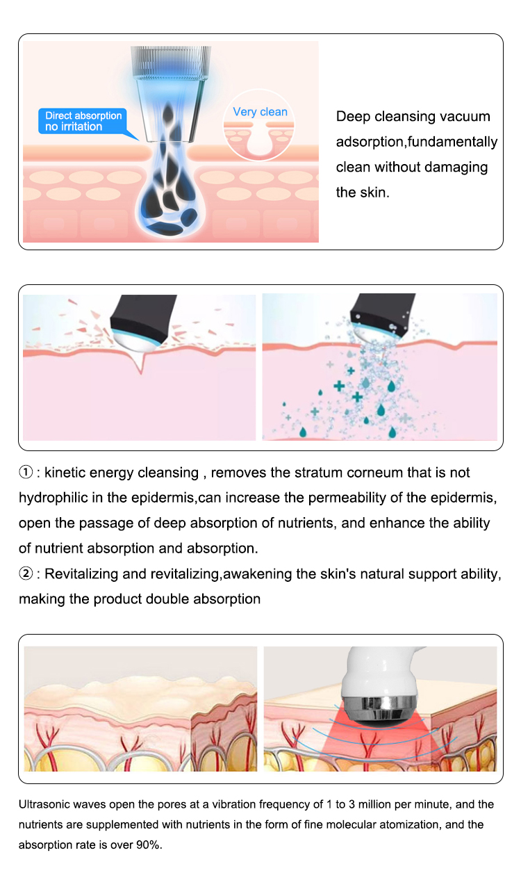 8 in 1 multifunctional water peel microdermabrasion facial machine for acne treatment