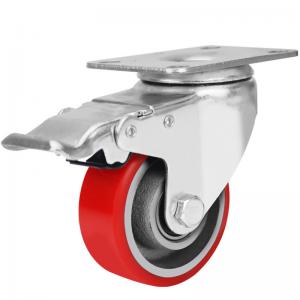 China Customization Industrial Caster Wheel with 80kg 100kg Load Capacity and Plastic Wheel on sale