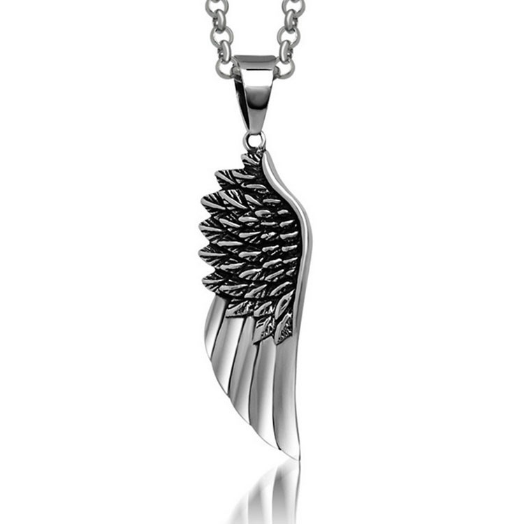 Fashion Necklace with Angel Wings Pendant Vintage Old Jewelry(SP203)