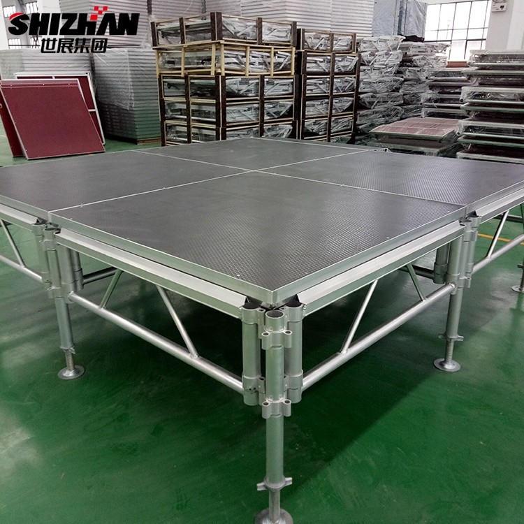 movable Aluminum Stage Platforms Wedding Fashion Show Mobile Aluminum Truss Light Podium
