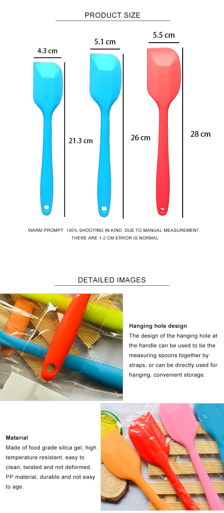 LFGB Grade Silicone Cake Baking Utensils Set BPA Free
