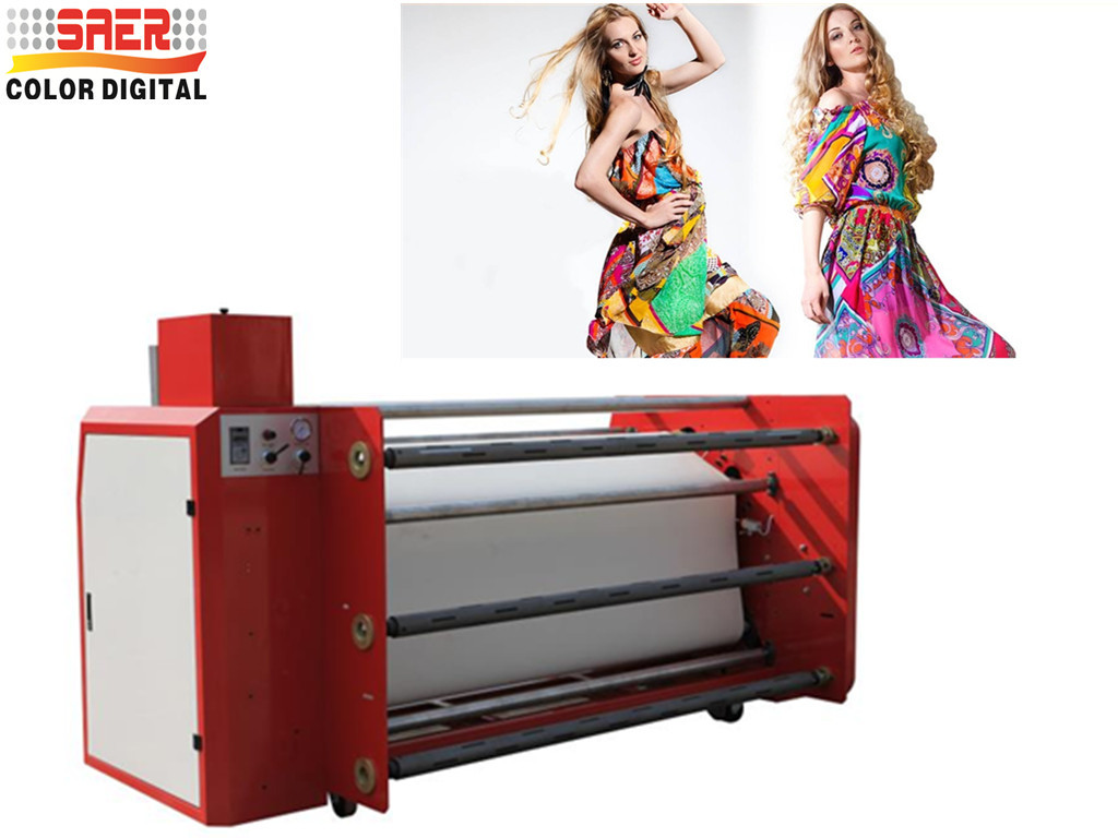 Heat Transfer Fabric Calender Machine Multiple Surface Sublimation For Clothing Printing