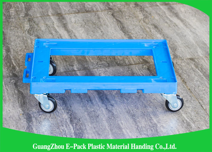 Customized Pallet Plastic Moving Dolly100 - 150KG Capacity 612 * 412 * 145mm