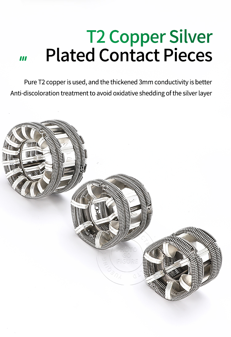 1250A Electrical Round Spring Tulip Contact Plum Cooper Tulip With 30 Sheets
