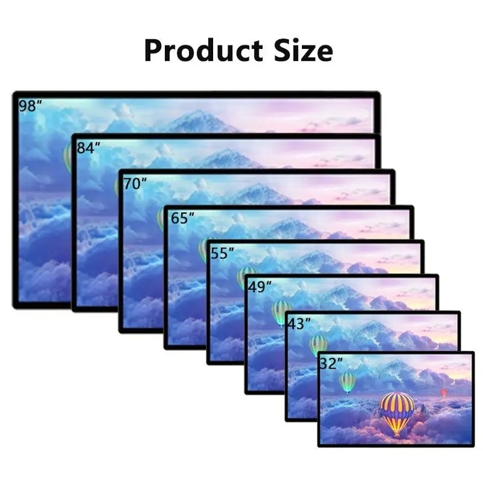Android Wall Mounted Digital Signage WiFi+ Ethernet 1920 X 1080 Resolution