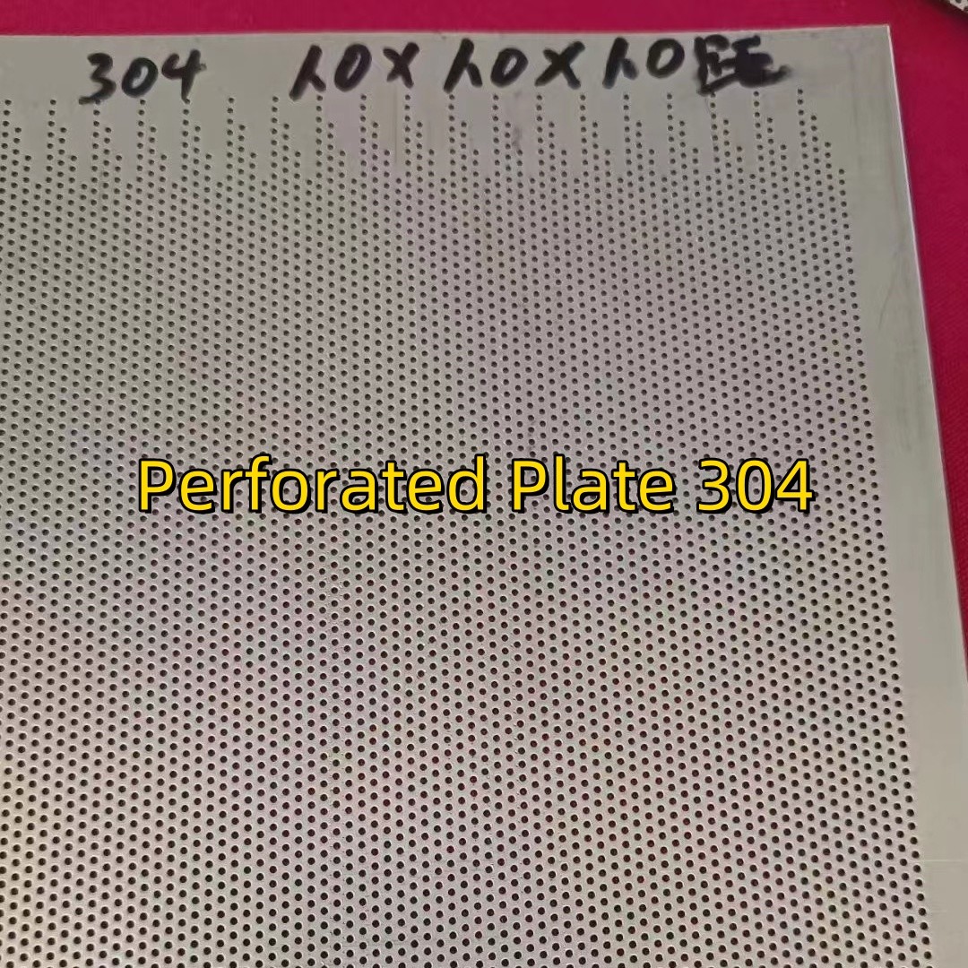 Stainless Steel Perforated Sheet SUS304 1MM THK X HOLE Ø1MM X PITCH 2MM X L1000MM X 2000MM
