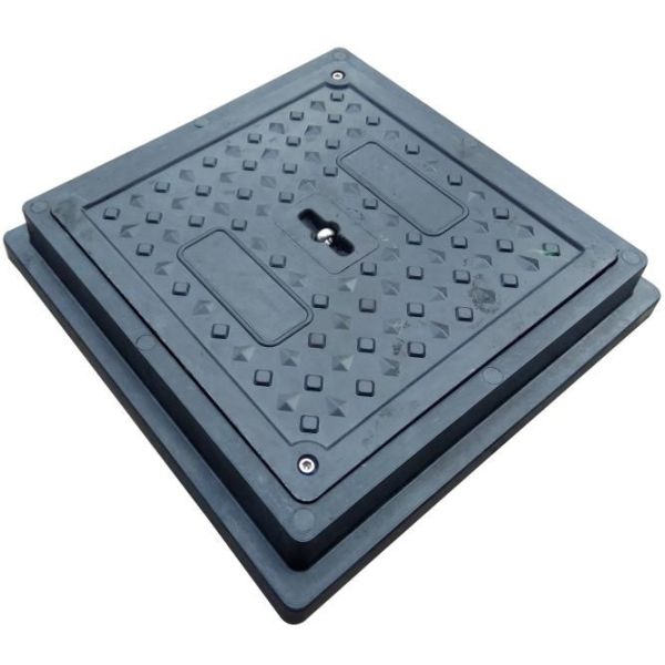 EN124 Certified SMC Manhole Cover with Anti-Slip Surface -40°C to 150°C
