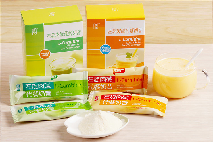 Matcha Flavor Meal Replacement Products , L- Carnitine Weight Loss Shakes For Women
