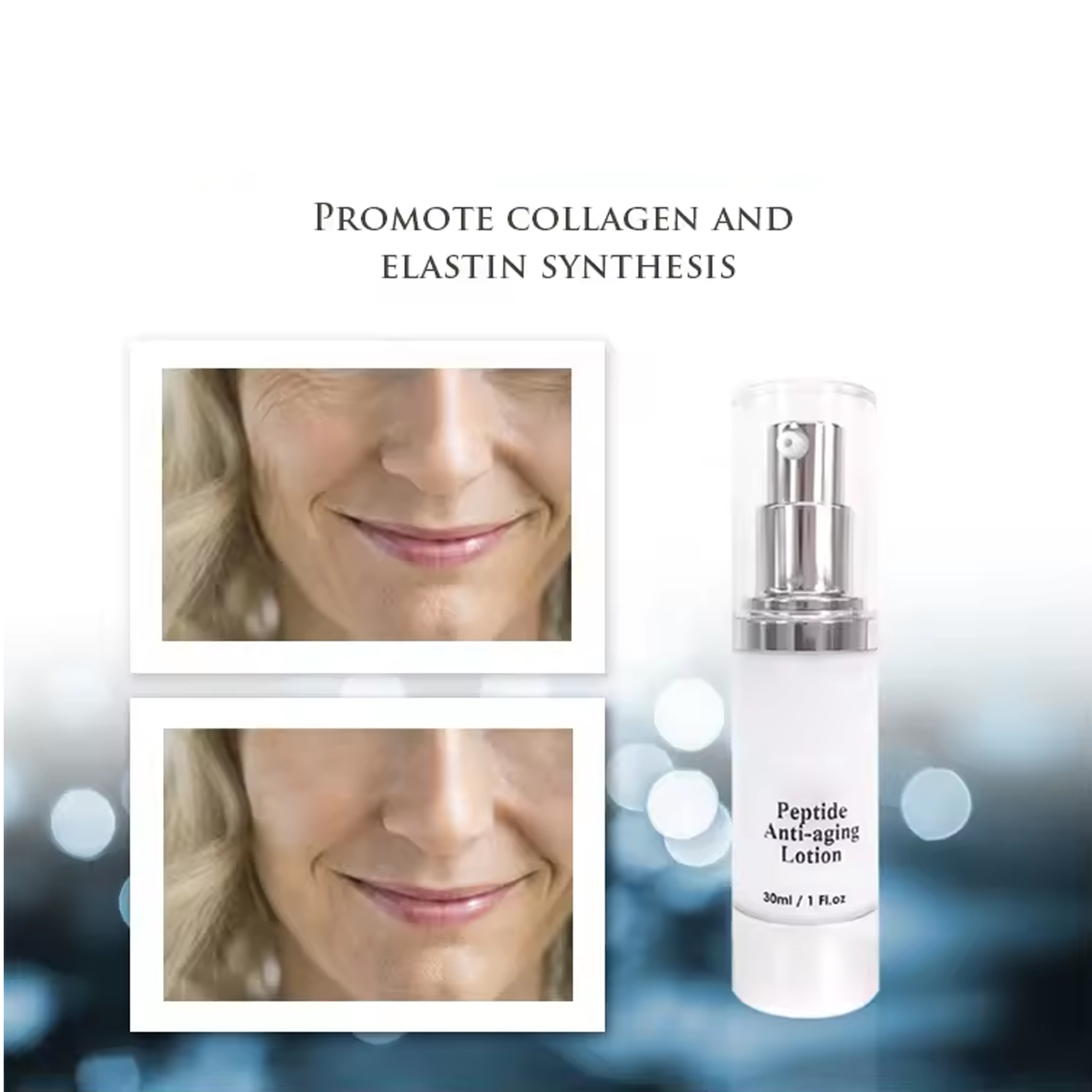 Polypeptide Anti Wrinkle Daily Face Cream Healthy Face Moisturizer Lotion For Aging Skin