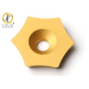 Six Sided Hexagonal Carbide OD External Scarfing Inserts ROMX