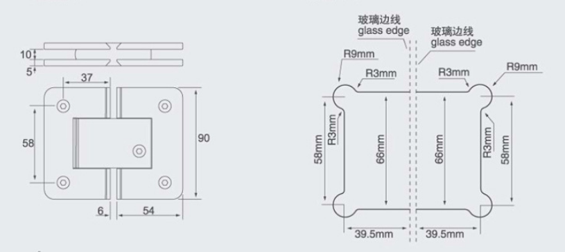 Enhance Your Shower Experience with Satin Steel 180 Degree Glass to Glass Door Hinge