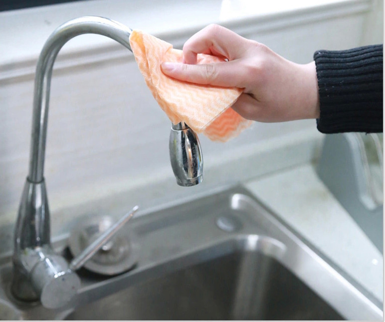 Disposable Spunlace Nonwoven Wipes Cleaning Wipes With Different Color