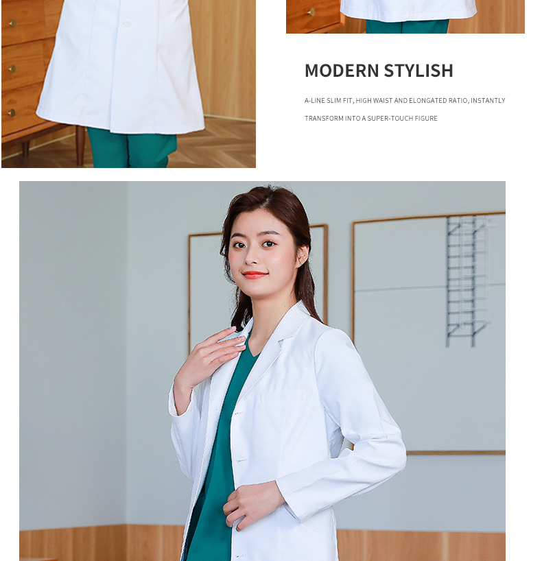 Custom Short Sleeve Women's Jogger Medical Nurse Uniform Eco-friendly Woven Fabric Scrubs