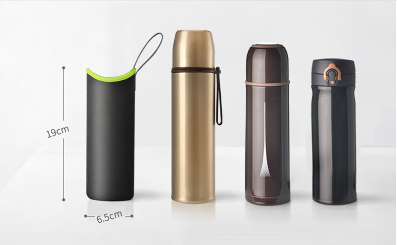 Solid Color Neoprene Shakeproof Water Bottle Cooler Sleeve