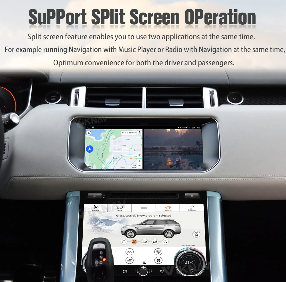 Android Auto Car Radio For Range Rover sport L494 2013-2017 Touch Screen Multimedia Player GPS Navigation Head Unit