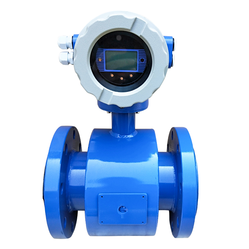 ODM Hydrogen Gas Flow Meter SST Grounding flange with 2X16 LCD display