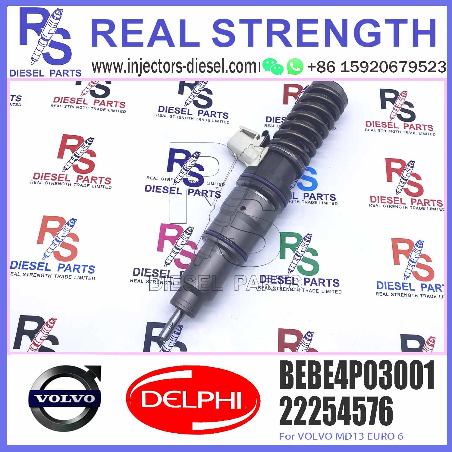 85002179 Diesel Engine Injector BEBE4P03001 For V-O-L-V MD13 EURO 6 E3.27