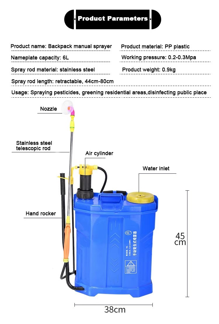 Electric Sprayer Agricultural Sprayer Backpack With Disinfection Charging New Sprayer