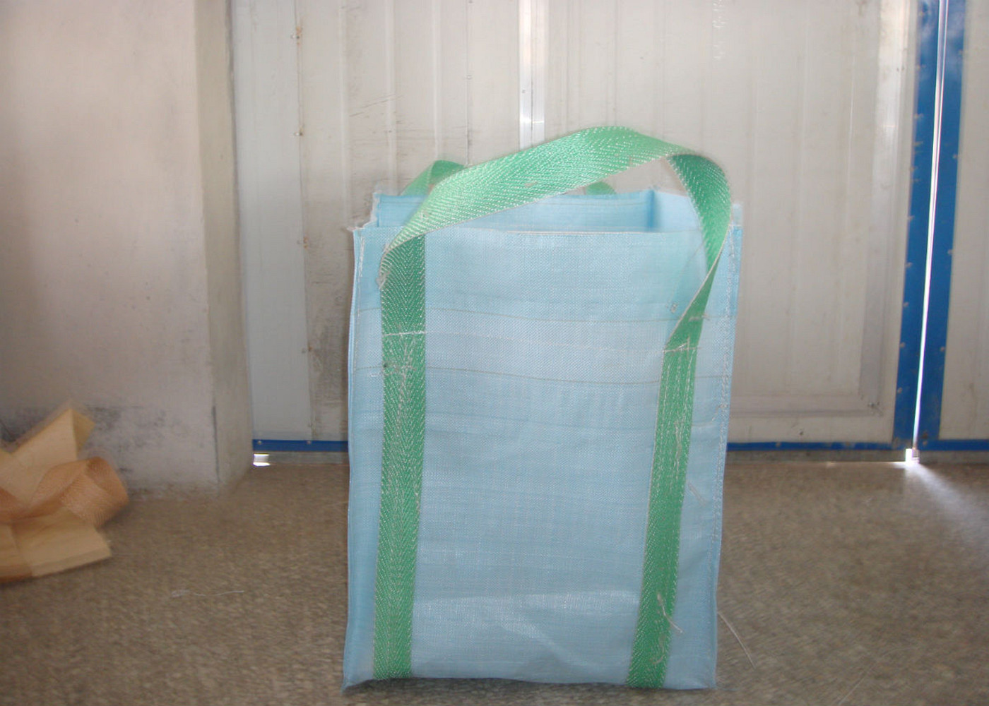 SGS Approval Cross Corner FIBC Jumbo Bags , Circular PP Big Bags Sack
