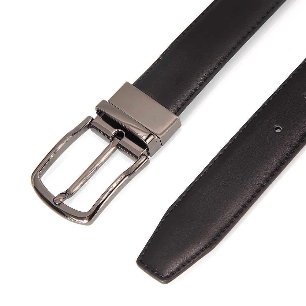 High Quality Fashion Men Genuine Leather Belt Alloy Pin Buckle Waist Strap Belts Waistband