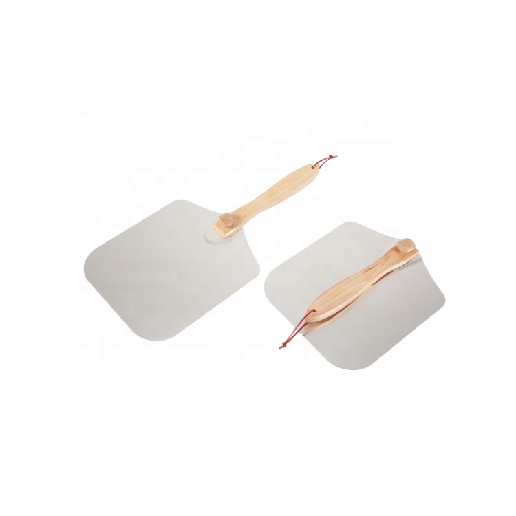 12"X14"X25'' Pizza Tools Aluminum Folding Pizza Peel Foldable Pizza Peel With Oak Handle