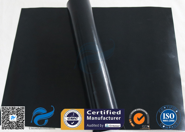 Non Stick Silicone Baking Mat BBQ Grill Mat Roast Sheets Black 15.75X13 Reusable