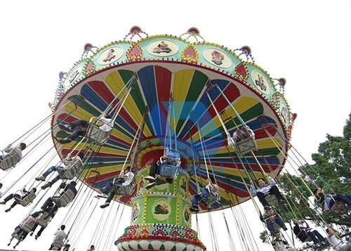 Custom Flying Swing Ride Luxury Theme Park Thrill Rides CE Certification