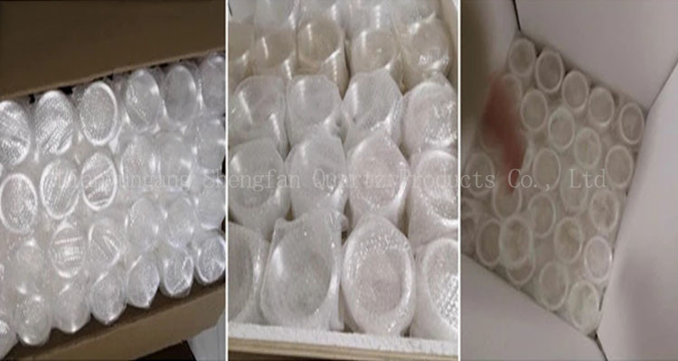 Custom Grooved Quartz Sheet Quartz Window Mirror PerforatedHigh Temperature Resistant Optical Transparent Quartz Glass
