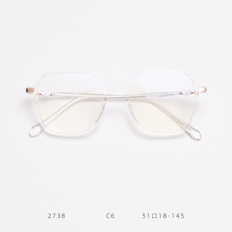 Square TR90 Material Glasses Blue Light Blocking Reading Anti Eyestrain