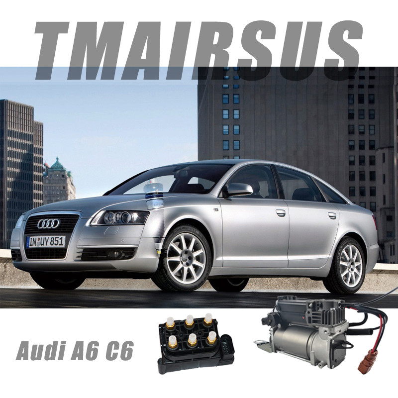 Air Pump For Audi A6 4F 4F0616005E 4F0616006A Air Suspension Compressor