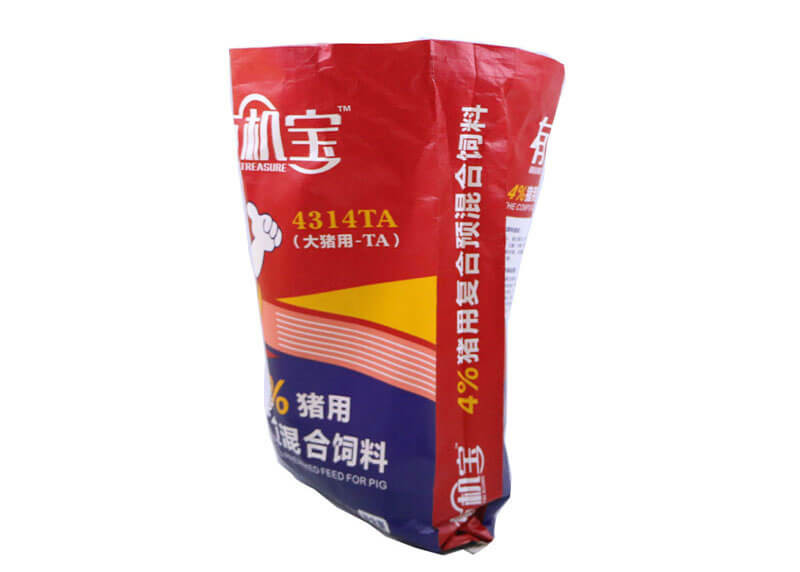 Single Stitched PP Woven Packaging Bags Plastic Woven Sacks Colorful