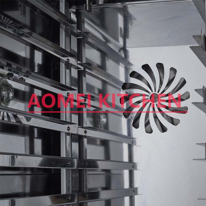 738x850x620mm Hot Air Convection Oven 5 Layers with Steam Function